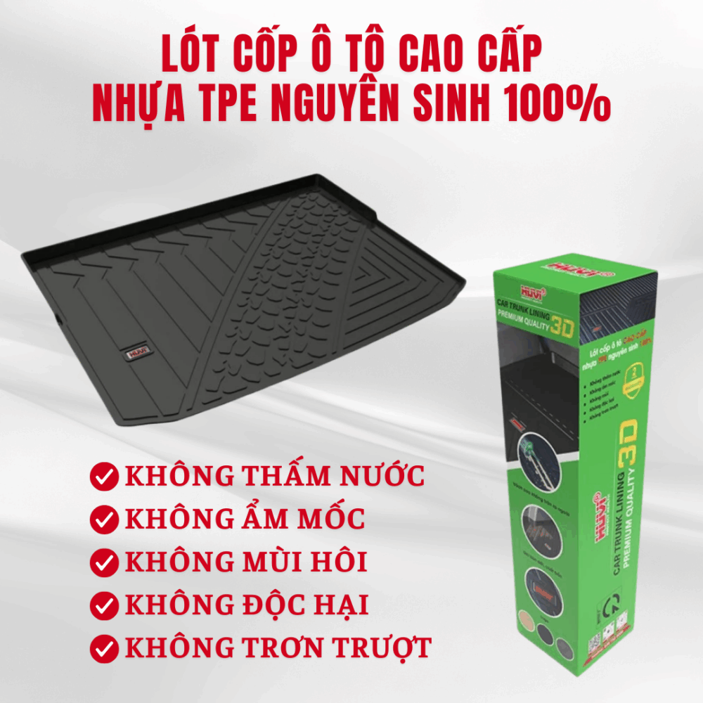 Thảm lót cốp ô tô HUVI cho xe Ford Territory 2D năm 2023+ - Hình ảnh 4
