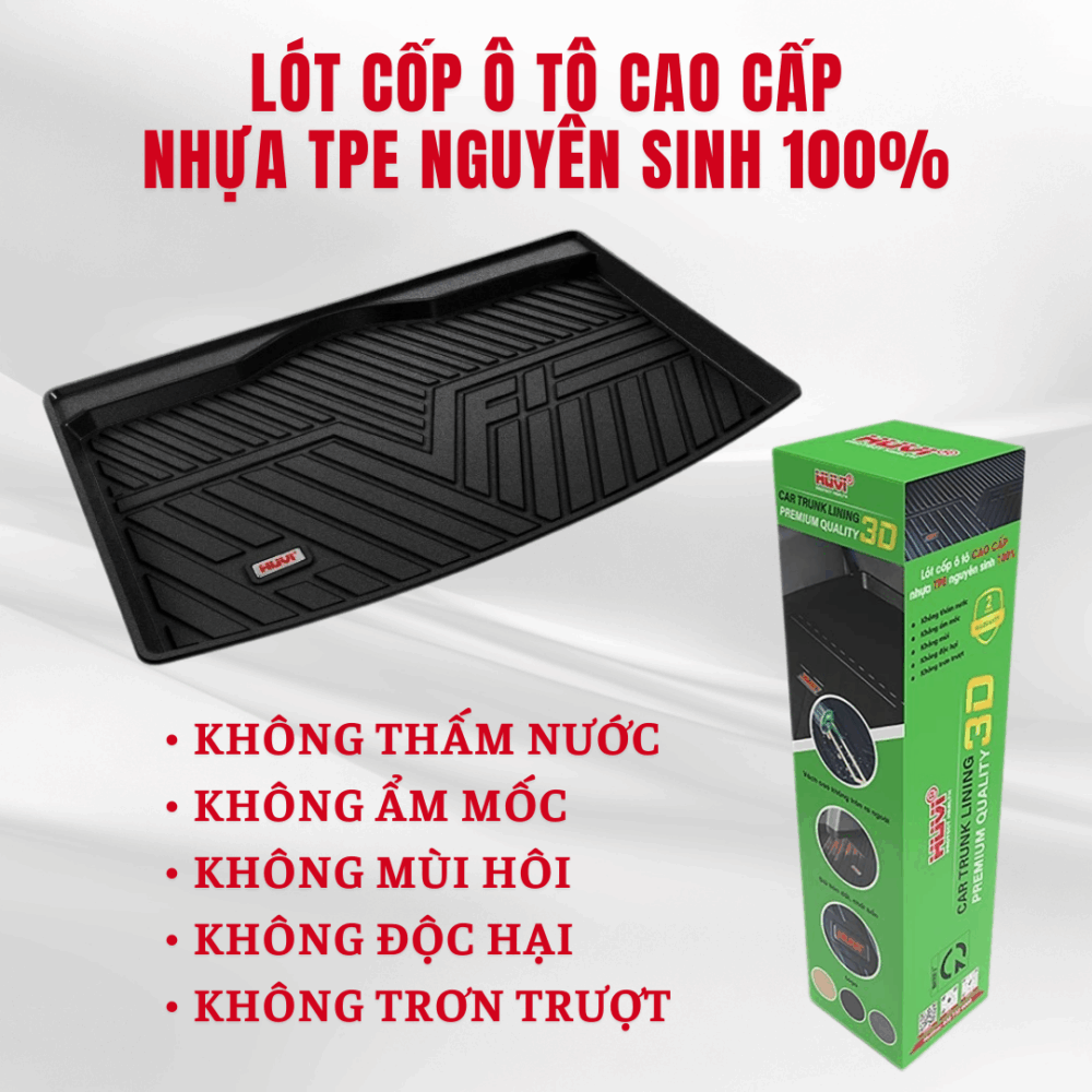 Thảm lót cốp ô tô HUVI cho xe Vinfast VF5 2D năm 2023+ - Hình ảnh 4