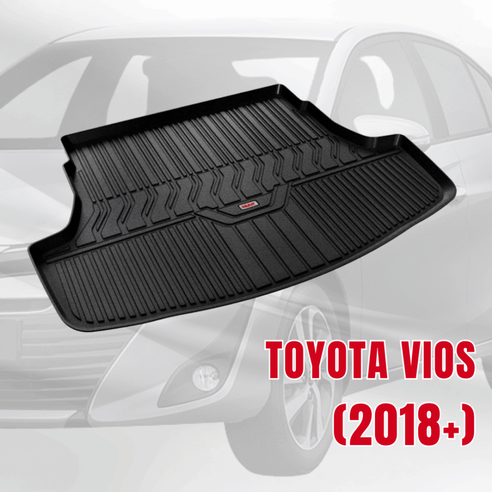 Thảm lót cốp ô tô HUVI cho xe Toyota Vios 2D năm 2018+ - Hình ảnh 6