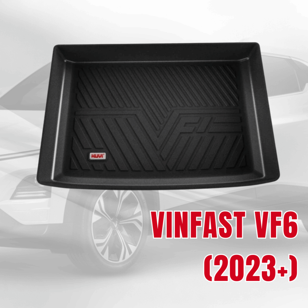 Thảm lót cốp ô tô Vinfast VF6 2023 3D Huvi Cao Cấp - Hình ảnh 8
