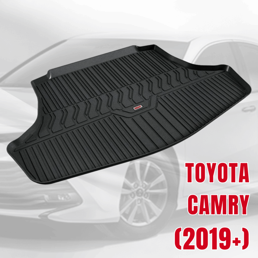Thảm lót cốp ô tô HUVI cho xe Toyota Camry 3D năm 2019+ - Ảnh 6