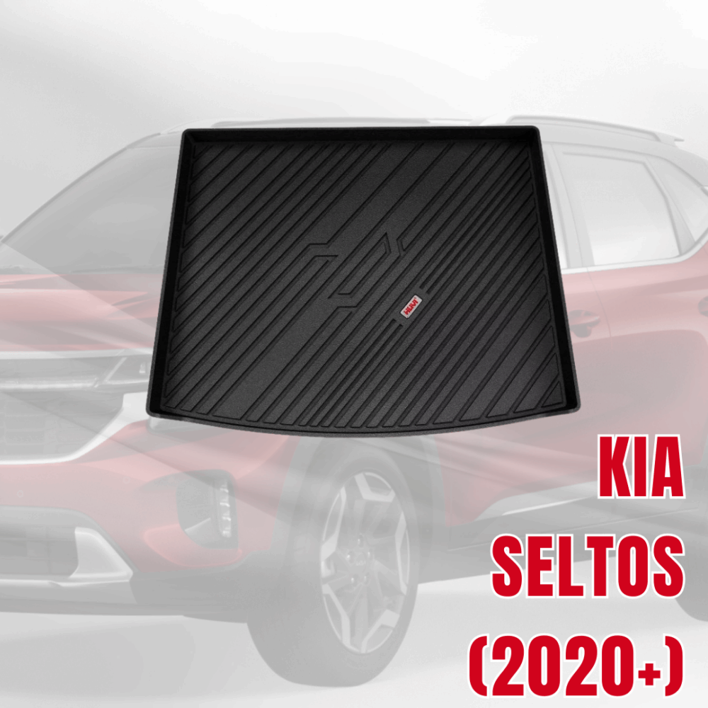 Thảm lót cốp ô tô HUVI cho xe Kia Seltos 3D năm 2020+ - Hình ảnh 6