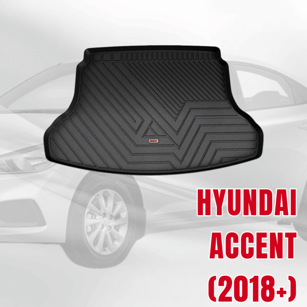 Thảm lót cốp ô tô HUVI cho xe Hyundai Accent 2D năm 2018+ - Ảnh 6