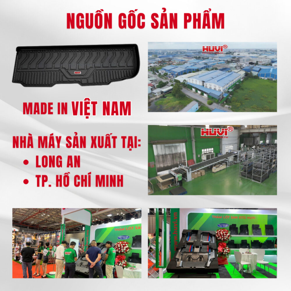Thảm lót cốp ô tô HUVI cho xe Toyota Veloz 2D (7 chỗ) năm 2022+ - Hình ảnh 5