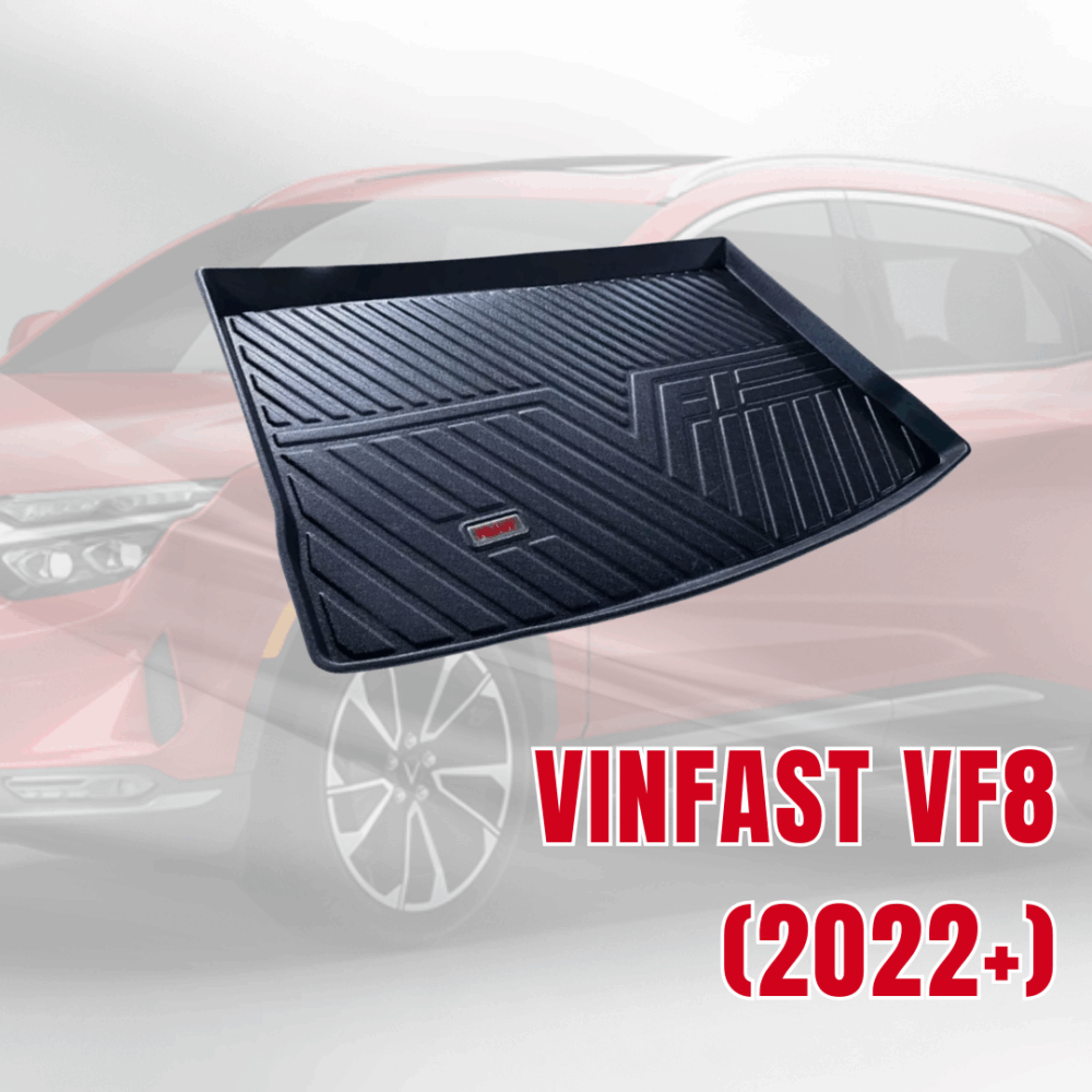 Thảm lót cốp ô tô HUVI cho xe Vinfast VF8 2D năm 2022+ - Hình ảnh 6