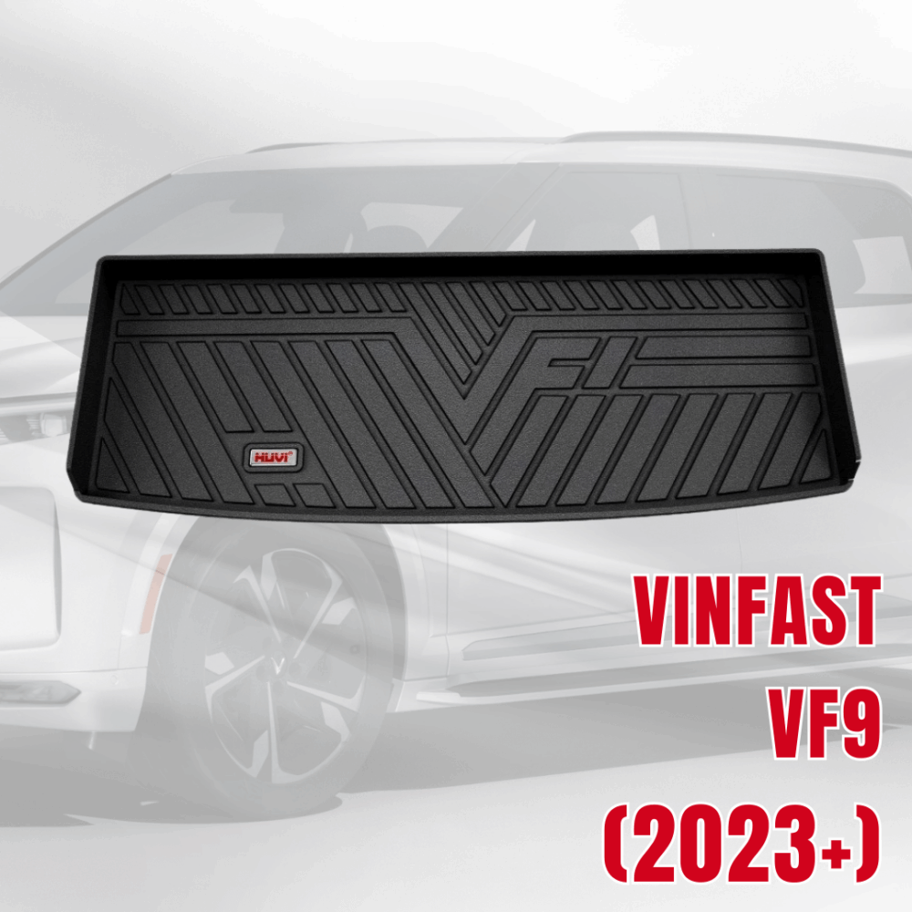 Thảm lót cốp ô tô HUVI cho xe Vinfast VF9 3D (6 chỗ) năm 2023+ - Hình ảnh 8