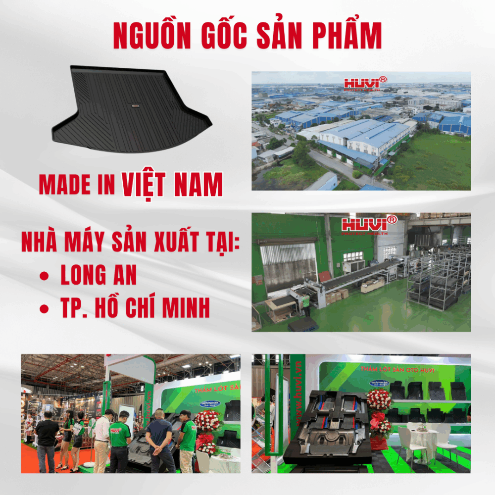 Thảm lót cốp ô tô Huvi cho xe Mazda Cx5 - Hình ảnh 8
