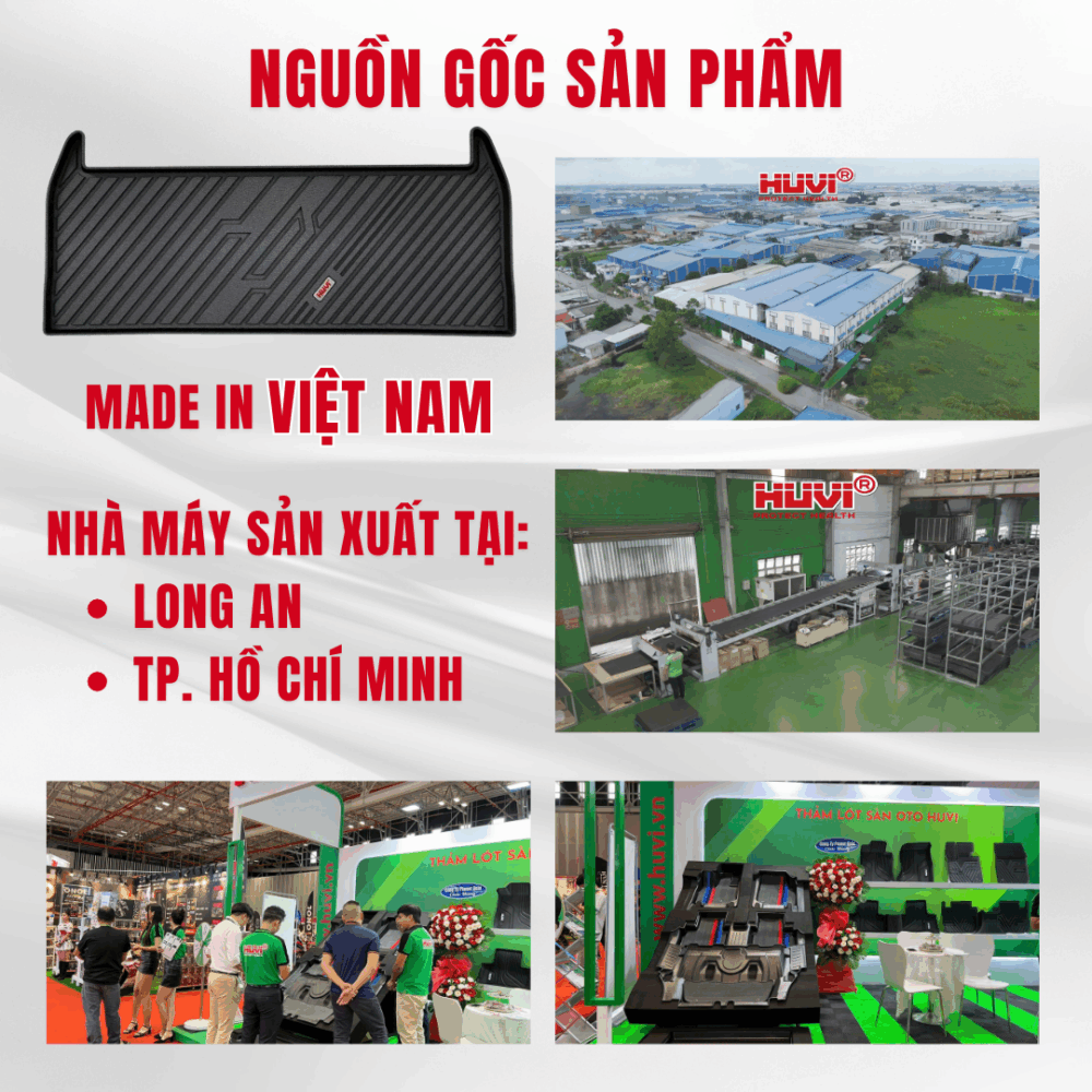 Thảm lót cốp ô tô HUVI cho xe Kia Carnival 3D (6-7 chỗ) năm 2020+ - Hình ảnh 8