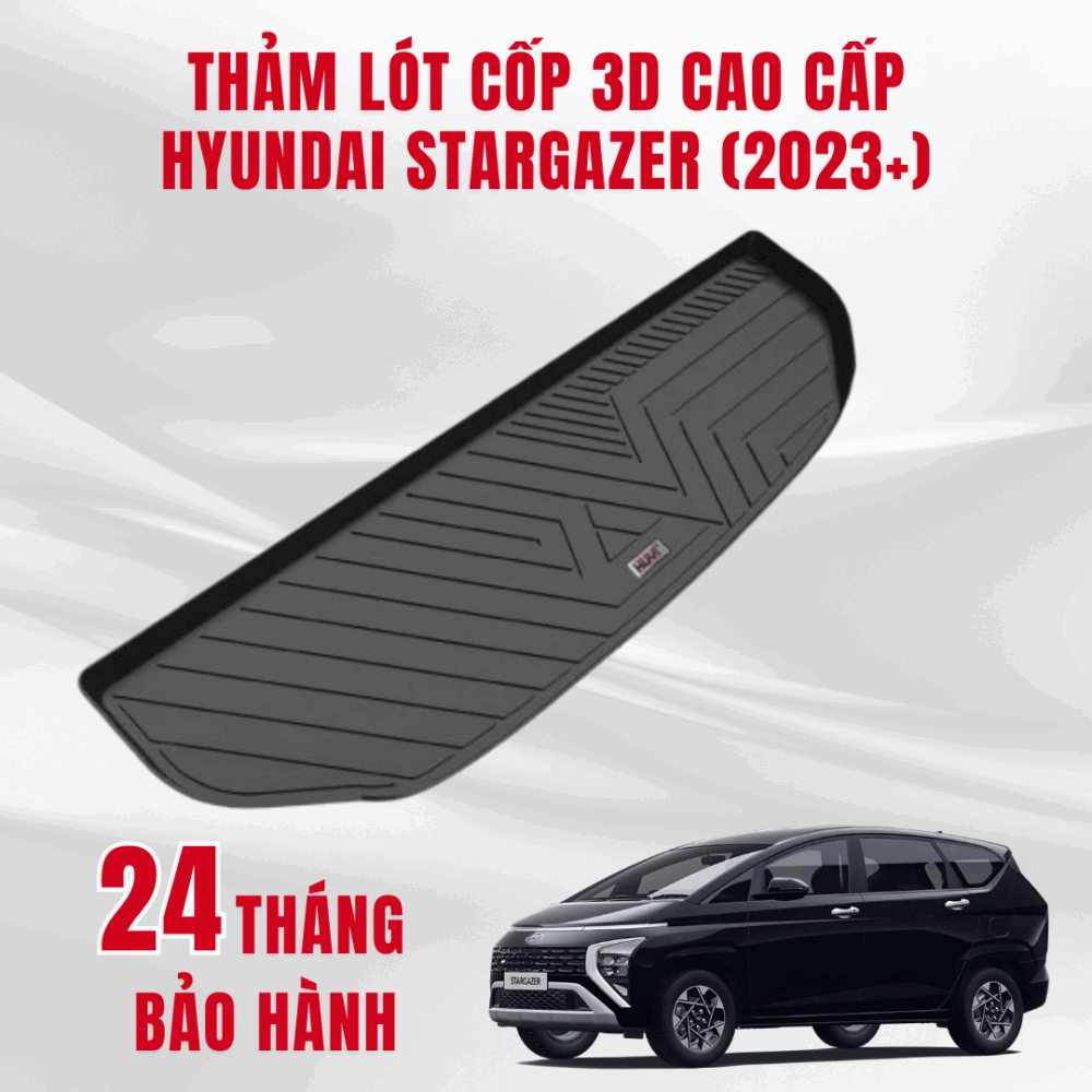 Thảm lót cốp ô tô HUVI cho xe Hyundai Stargazer 2D (7 chỗ) năm 2023+ - Hình ảnh 8