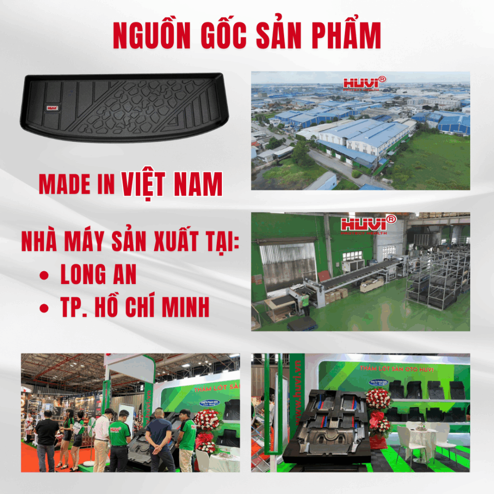 Thảm lót cốp ô tô HUVI cho xe Ford Everest 3D (7 chỗ) năm 2023+ - Hình ảnh 10