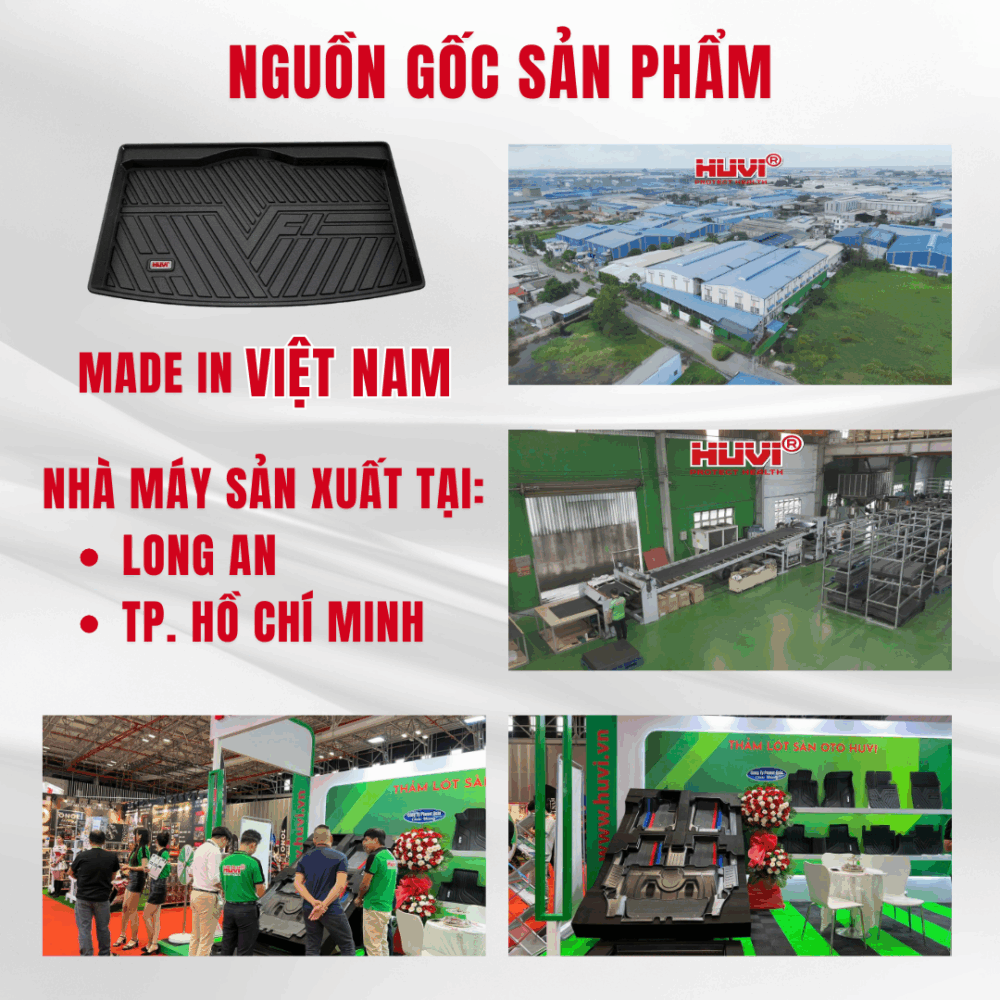 Thảm lót cốp ô tô HUVI cho xe Vinfast VF5 2D năm 2023+ - Hình ảnh 7