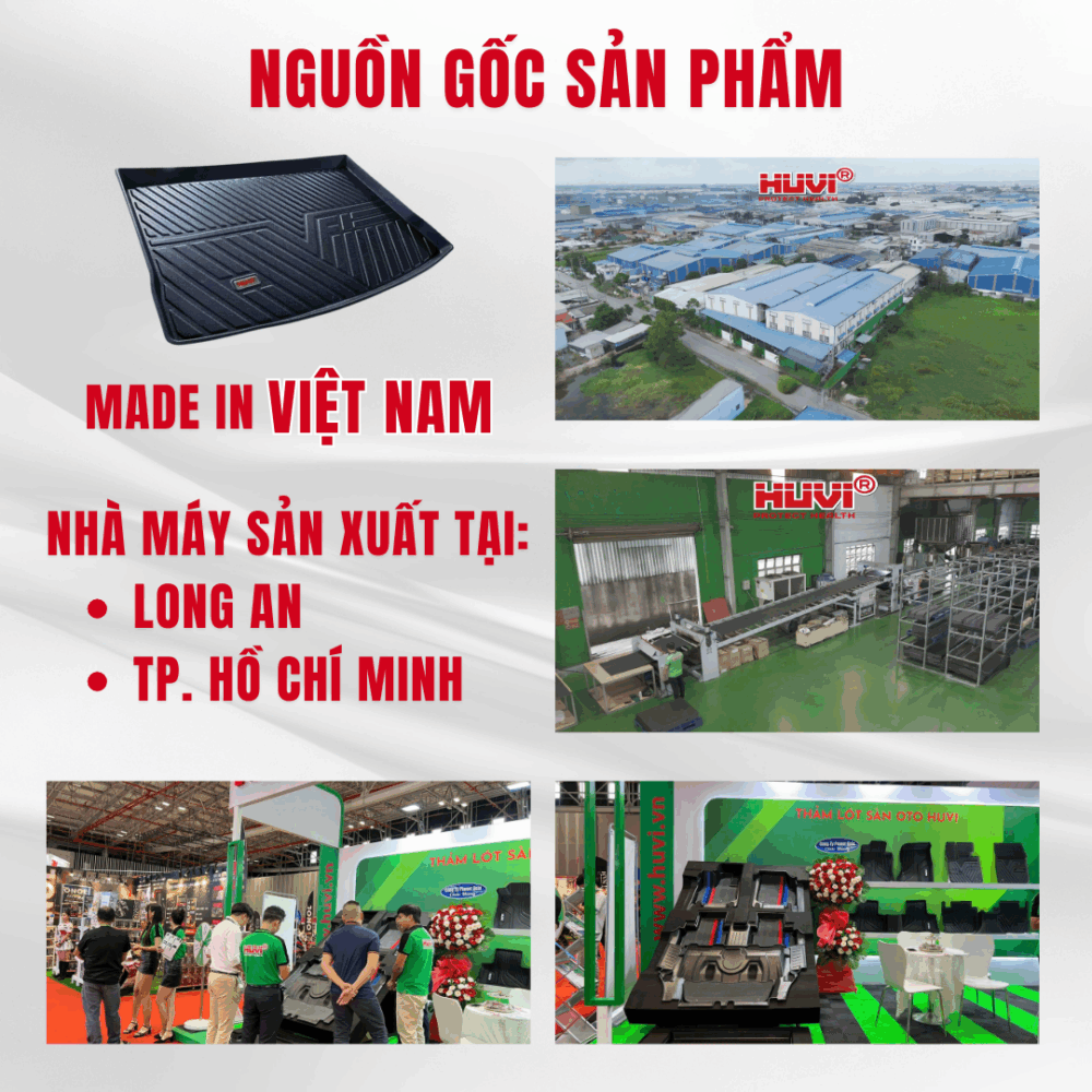 Thảm lót cốp ô tô HUVI cho xe Vinfast VF8 2D năm 2022+ - Hình ảnh 8