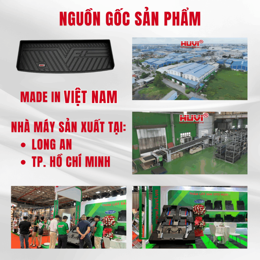 Thảm lót cốp ô tô HUVI cho xe Vinfast VF9 3D (6 chỗ) năm 2023+ - Hình ảnh 10