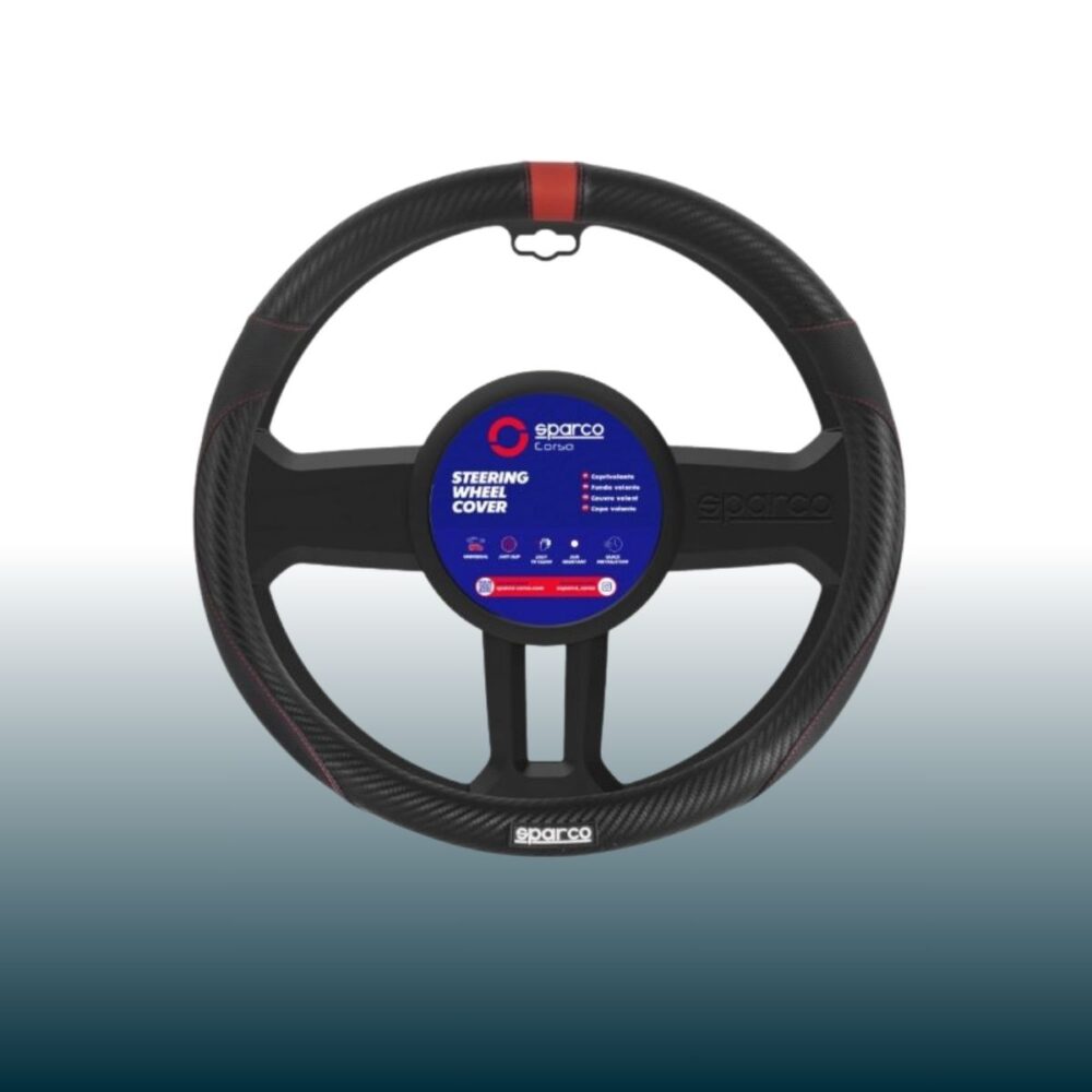 Bọc vô lăng Sparco SPC123 da Pu cao cấp bạn nên mua ngay!