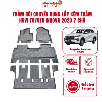 Thảm lót rối ô tô Toyota Innova Xăng/Hybrid 2023 (7 chỗ)