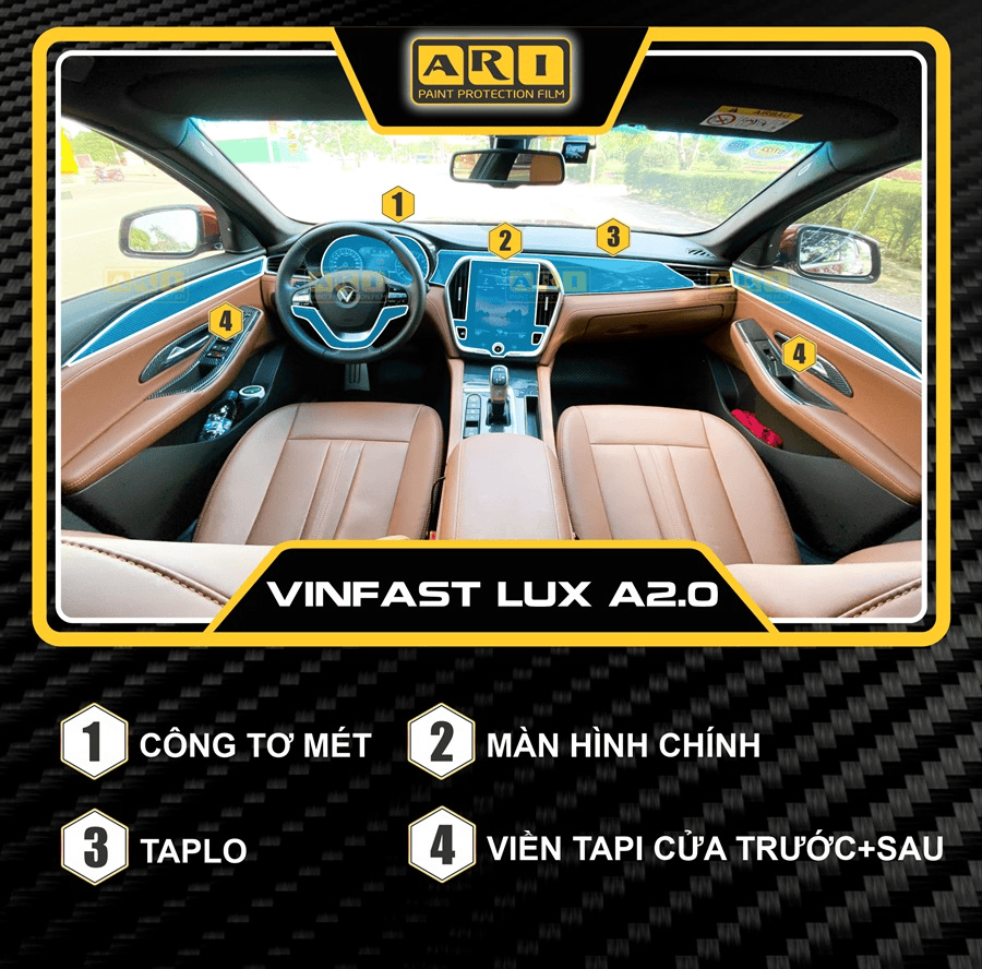 Nội thất dán ppf ari