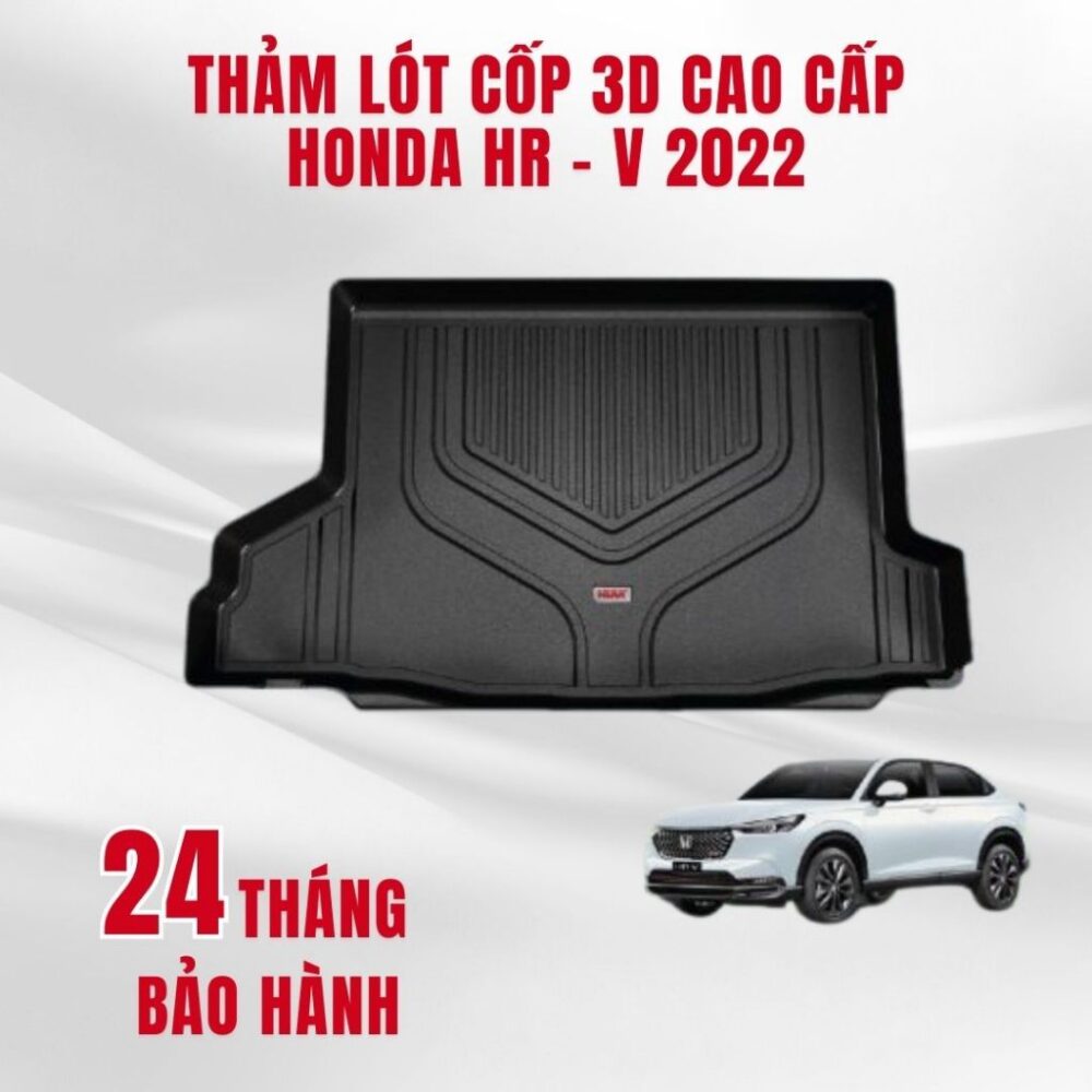 Thảm lót cốp ô tô Huvi 3D cho xe Honda HR-V 2022+ - Hình ảnh 3