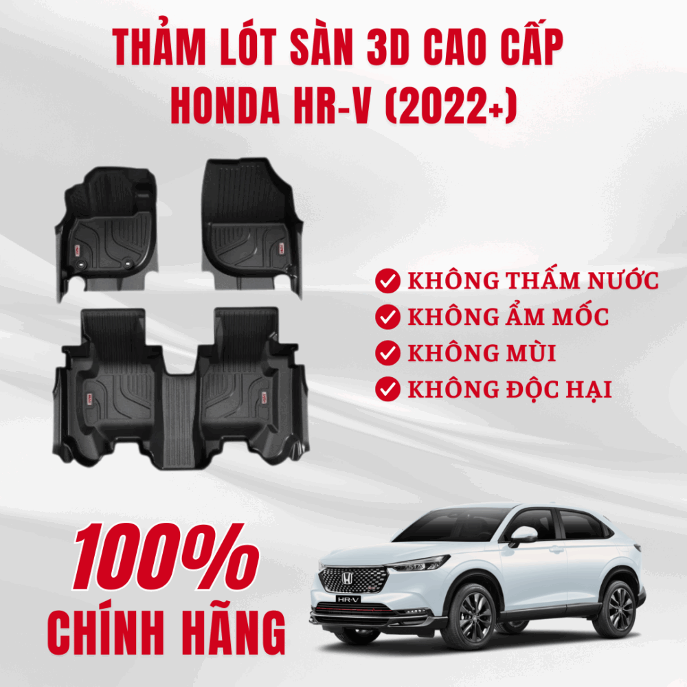 Thảm lót sàn ô tô Huvi cho xe Honda HR-V 2022+ - Hình ảnh 2