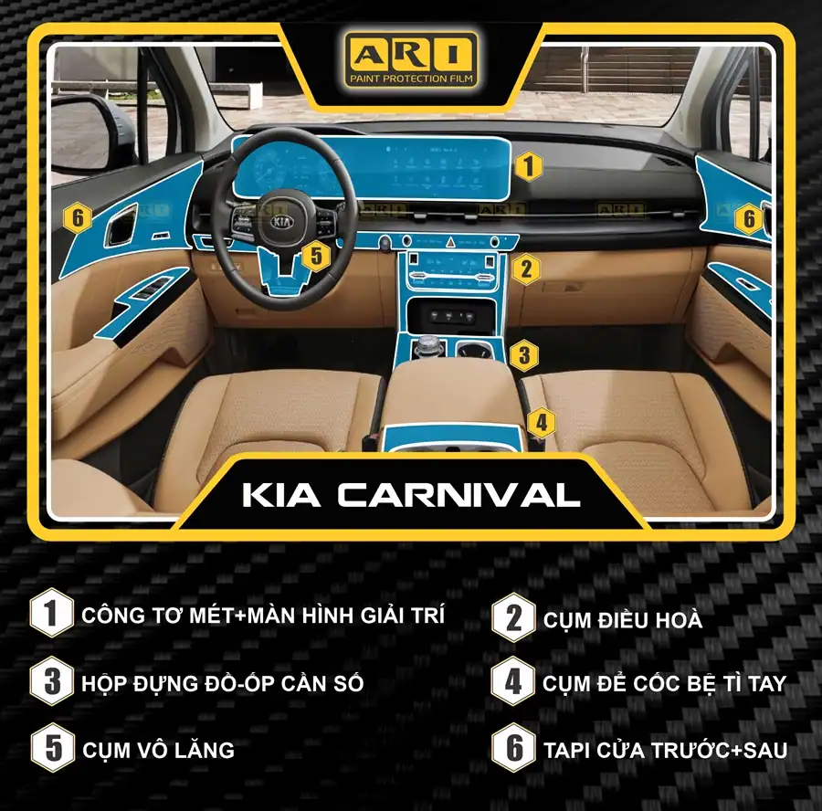 dán nội thất ppf xe corolla cross chi tiết