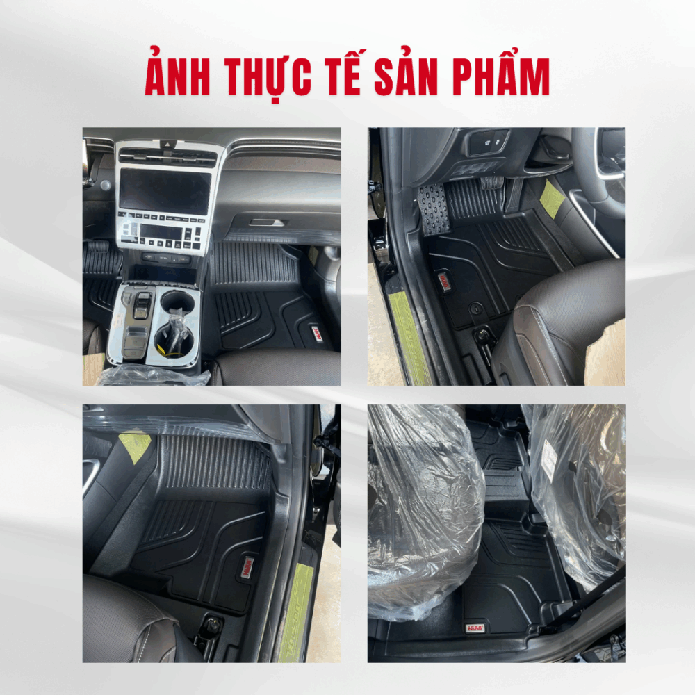 Thảm lót sàn ô tô HUVI cho xe Hyundai Tucson 2022+ - Ảnh 2