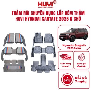 Thảm lót rối ô tô Hyundai SantaFe 2025