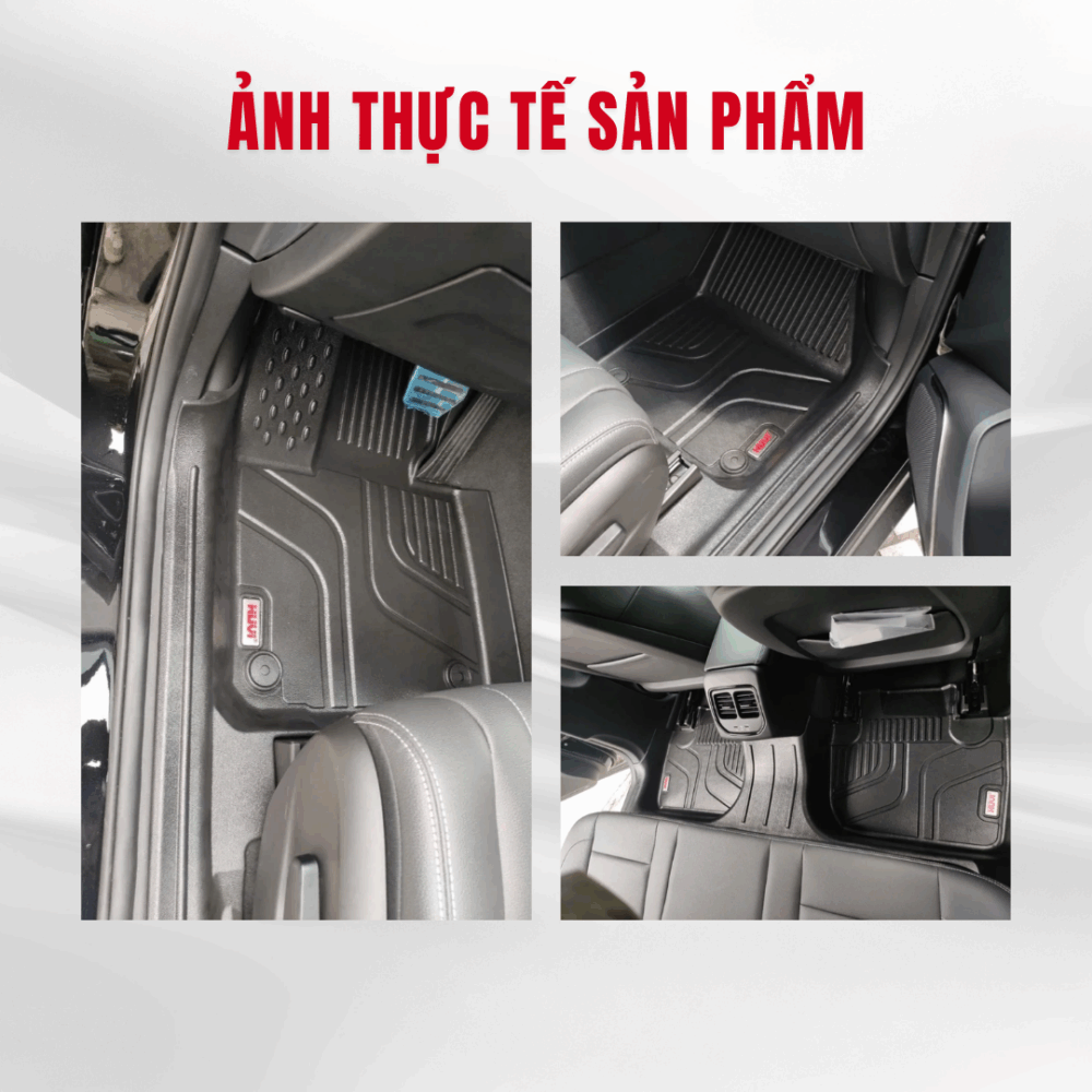 Thảm lót sàn ô tô HUVI cho xe VINFAST VF8 3D năm 2022+ - Hình ảnh 2