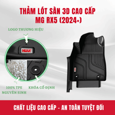 Thảm lót sàn ô tô HUVI cho xe MG RX5 năm 2024+
