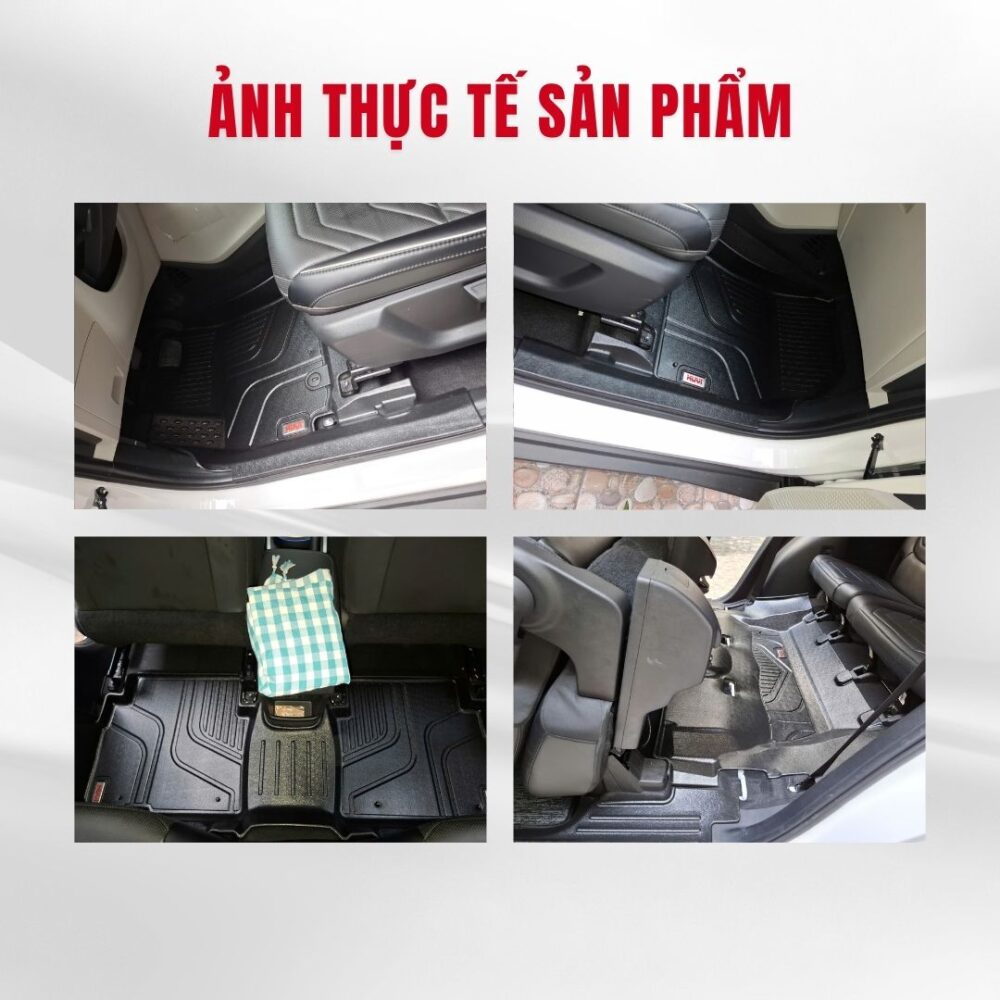 Thảm lót sàn ô tô HUVI cho xe Kia Carens 3D 2023+ - Hình ảnh 2