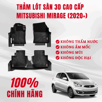 Thảm lót sàn ô tô Huvi Mirage 3D 2020+