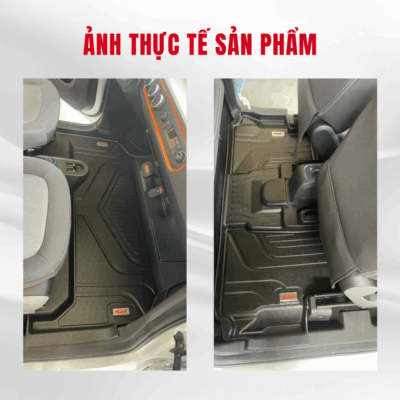 Thảm lót sàn ô tô 3D Huvi Wuling Mini EV 2023+