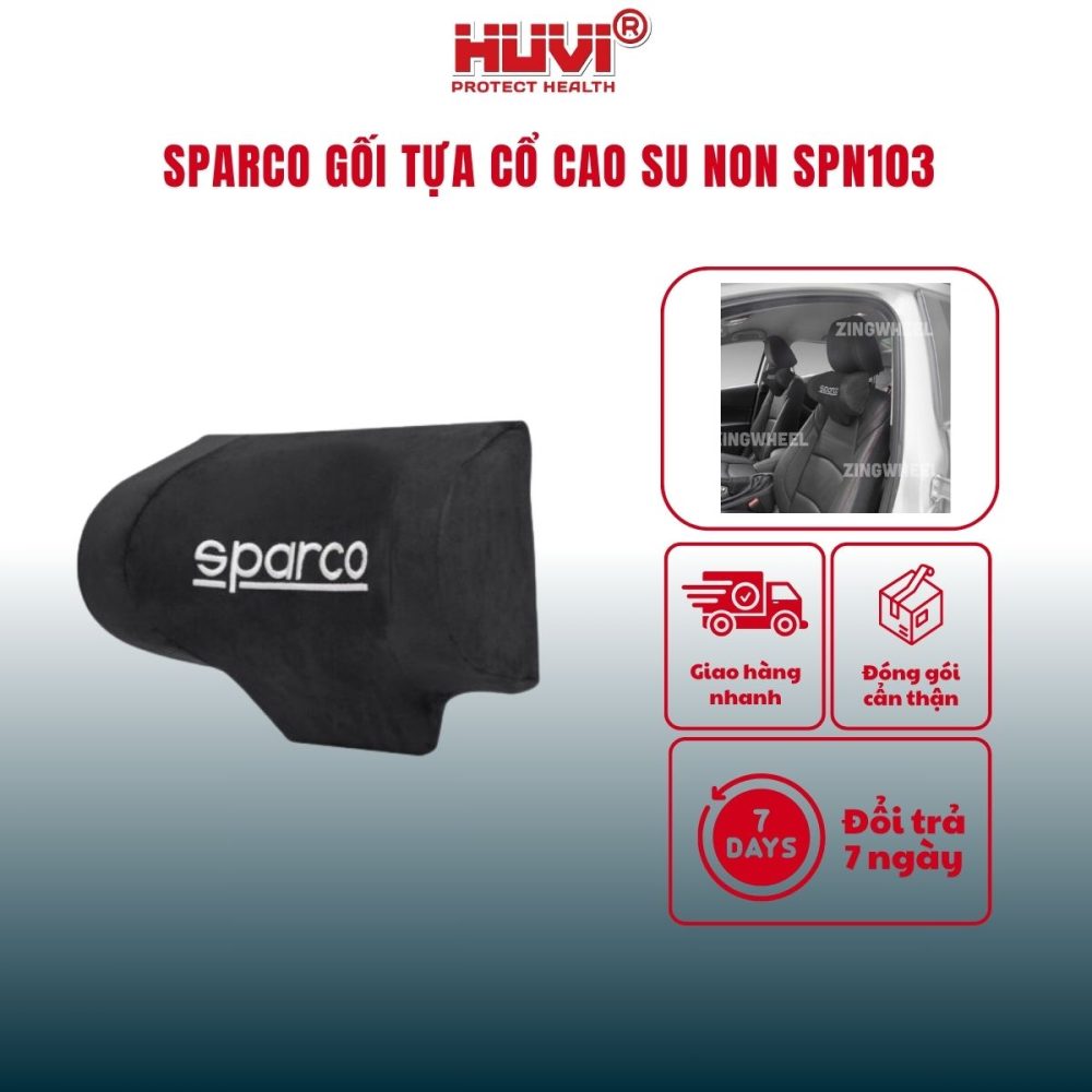Siêu phẩm gối tựa cao su non Sparco SPN103 dành cho xế yêu Chính hãng! - Hình ảnh 2