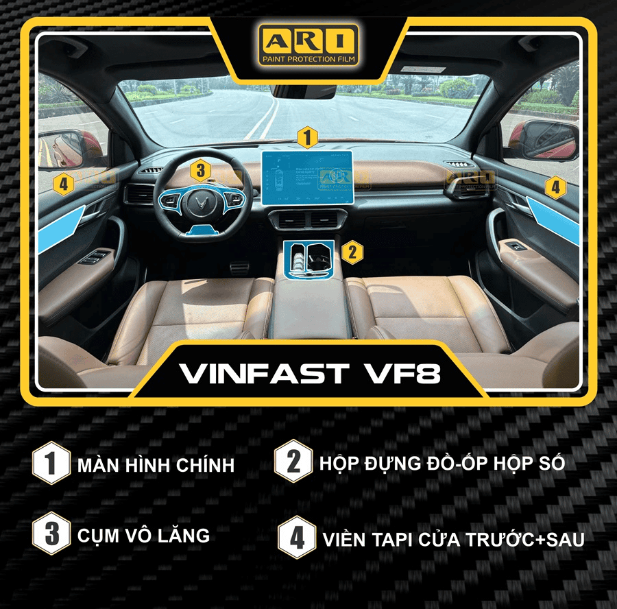 Nội thất dán ppf ari