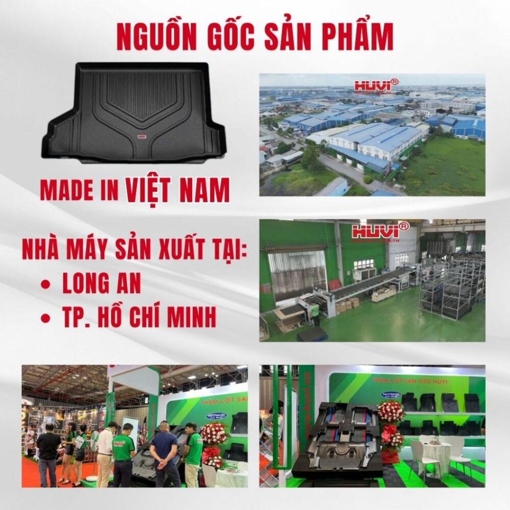 Thảm lót cốp ô tô Huvi 3D cho xe Honda HR-V 2022+ - Hình ảnh 5