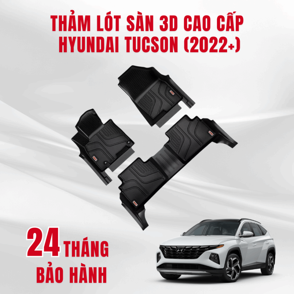 Thảm lót sàn ô tô HUVI cho xe Hyundai Tucson 2022+ - Ảnh 4