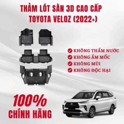 Thảm lót sàn ô tô HUVI Toyota Veloz