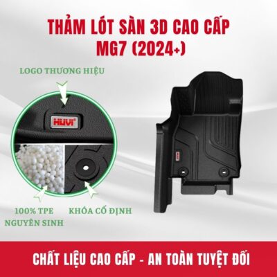 Thảm lót sàn ô tô HUVI cho xe MG7 năm 2024+