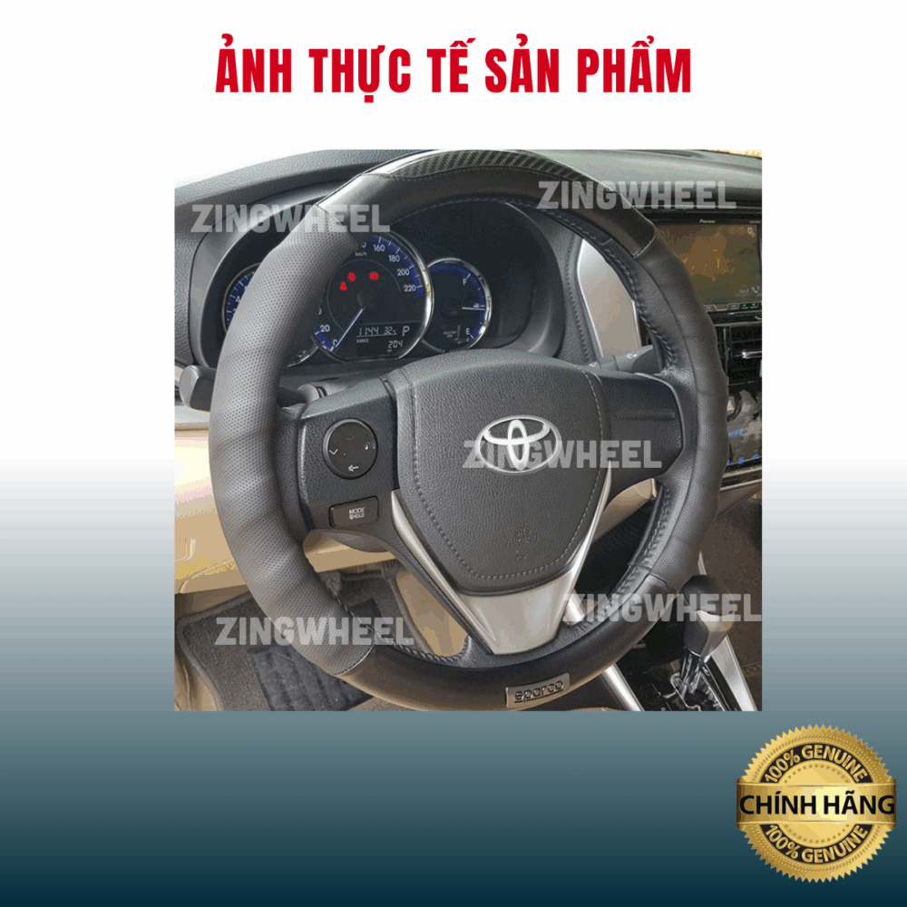 Bọc vô lăng Sparco SPC105 da Pu cao cấp bạn nên mua ngay! - Hình ảnh 3