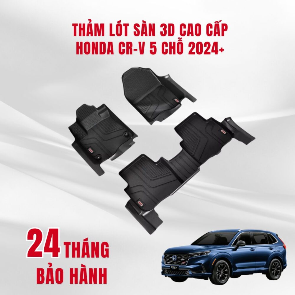 Thảm lót sàn ô tô Huvi cho xe Honda CR-V 2024+ (5 chỗ) - Hình ảnh 8