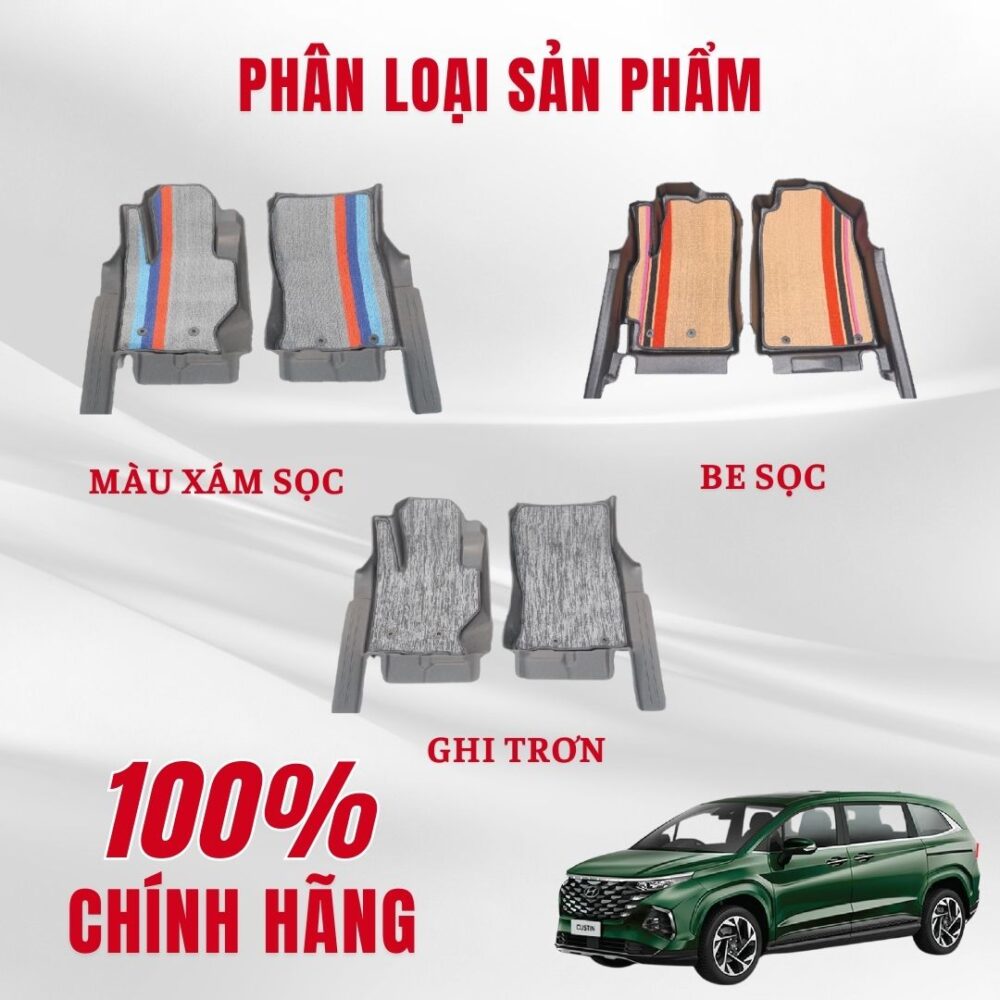 Thảm lót rối ô tô Hyundai Custin 2023 nhựa PVC cao cấp Huvi - Hình ảnh 4