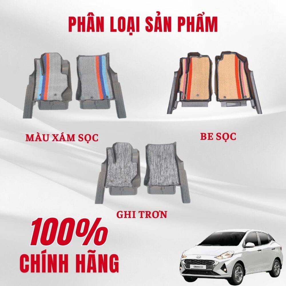 Thảm lót rối ô tô Hyundai Grand I10 2021  nhựa PVC cao cấp Huvi - Hình ảnh 4