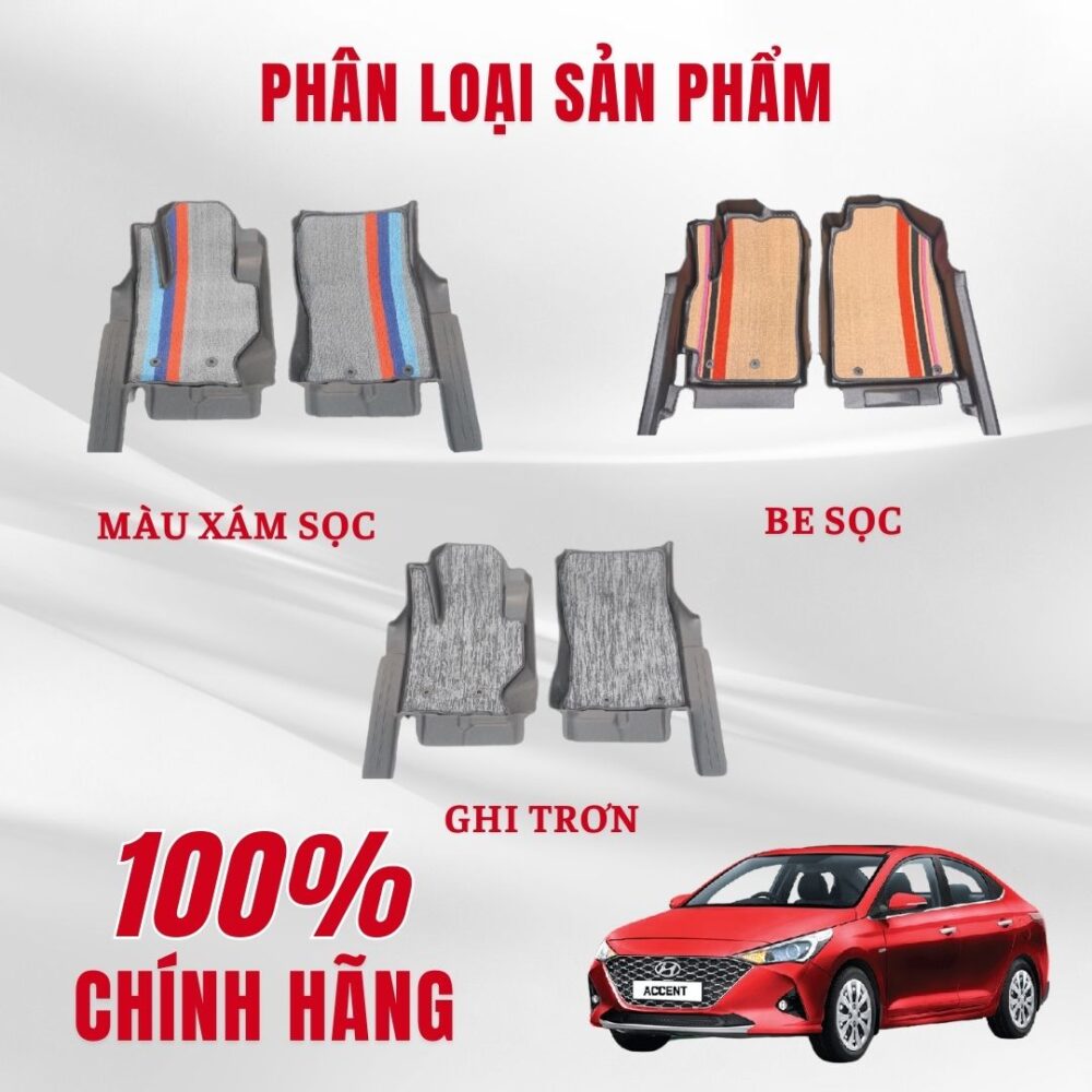 Thảm lót rối ô tô Hyundai Accent 2018-2023  nhựa PVC cao cấp Huvi - Hình ảnh 4
