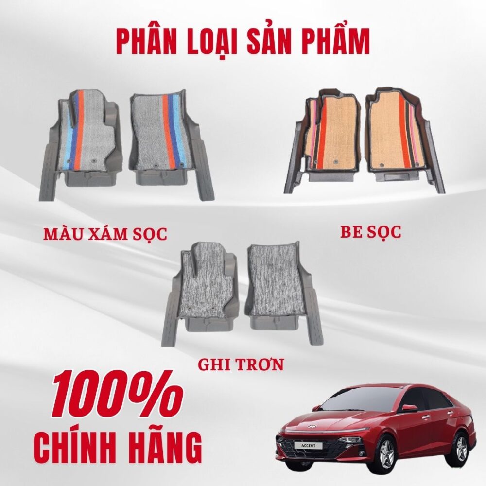 Thảm lót rối ô tô Hyundai Accent 2024 nhựa PVC cao cấp Huvi - Hình ảnh 4