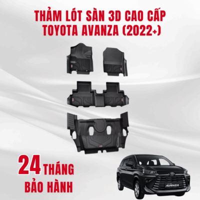 Thảm lót sàn ô tô HUVI cho xe Toyota Avanza năm 2022+
