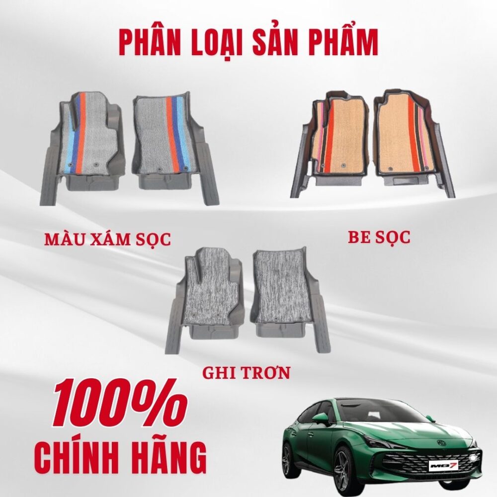 Thảm lót rối ô tô MG7 2024 nhựa PVC cao cấp Huvi - Hình ảnh 4