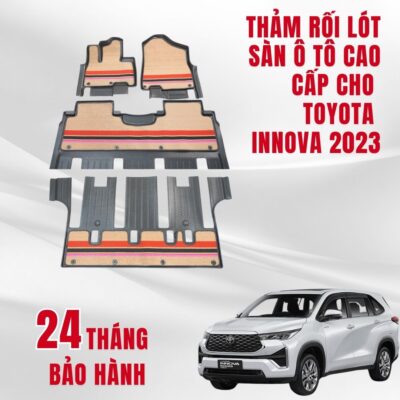 Thảm lót rối ô tô Toyota Innova Xăng/Hybrid 2023 (7 chỗ)