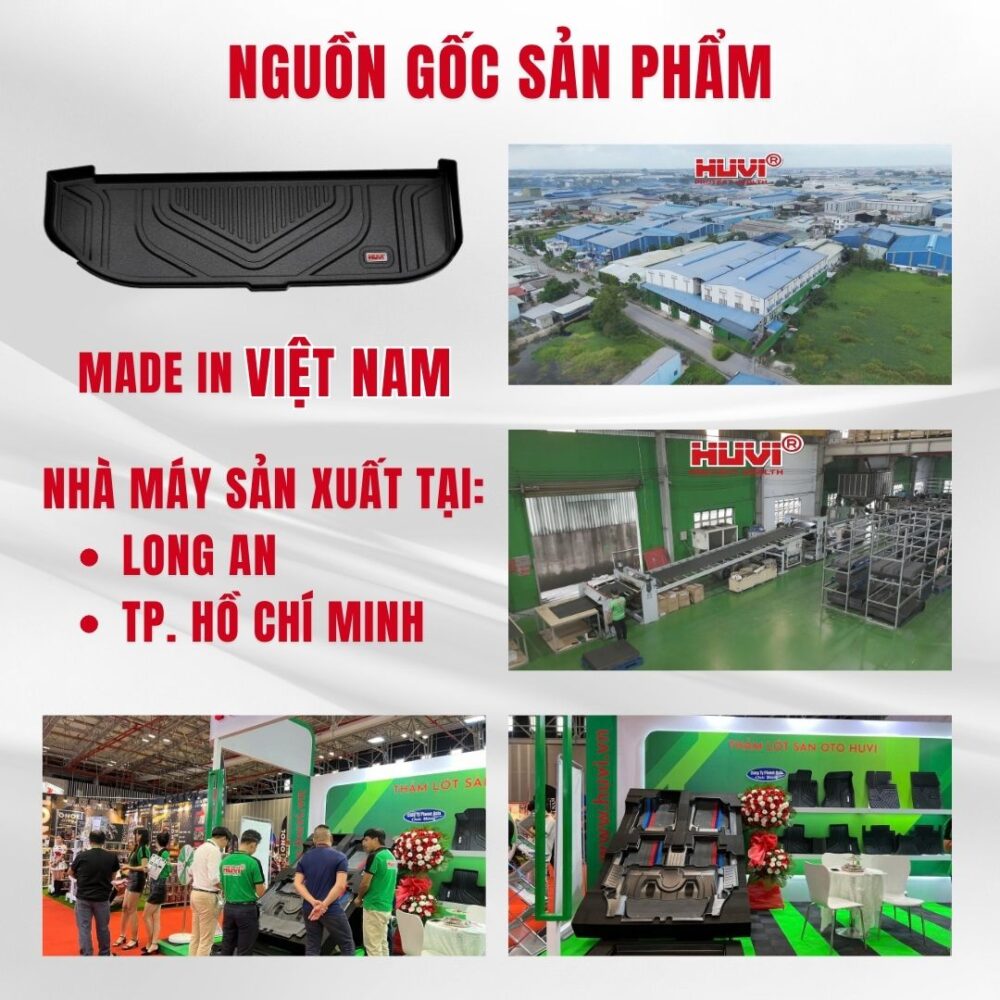 Thảm lót cốp ô tô HUVI cho xe Kia Carens 3D ( Luxury) năm 2023+ - Ảnh 6