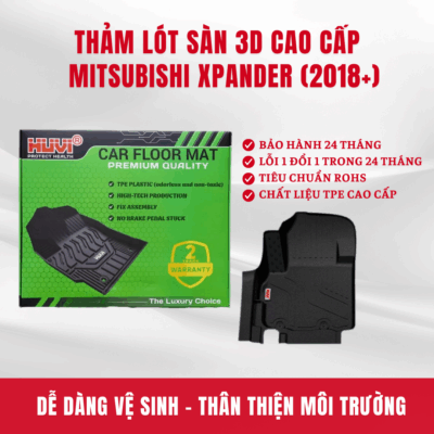 Thảm lót sàn ô tô Huvi Mitsubishi Xpander 3D 2018+