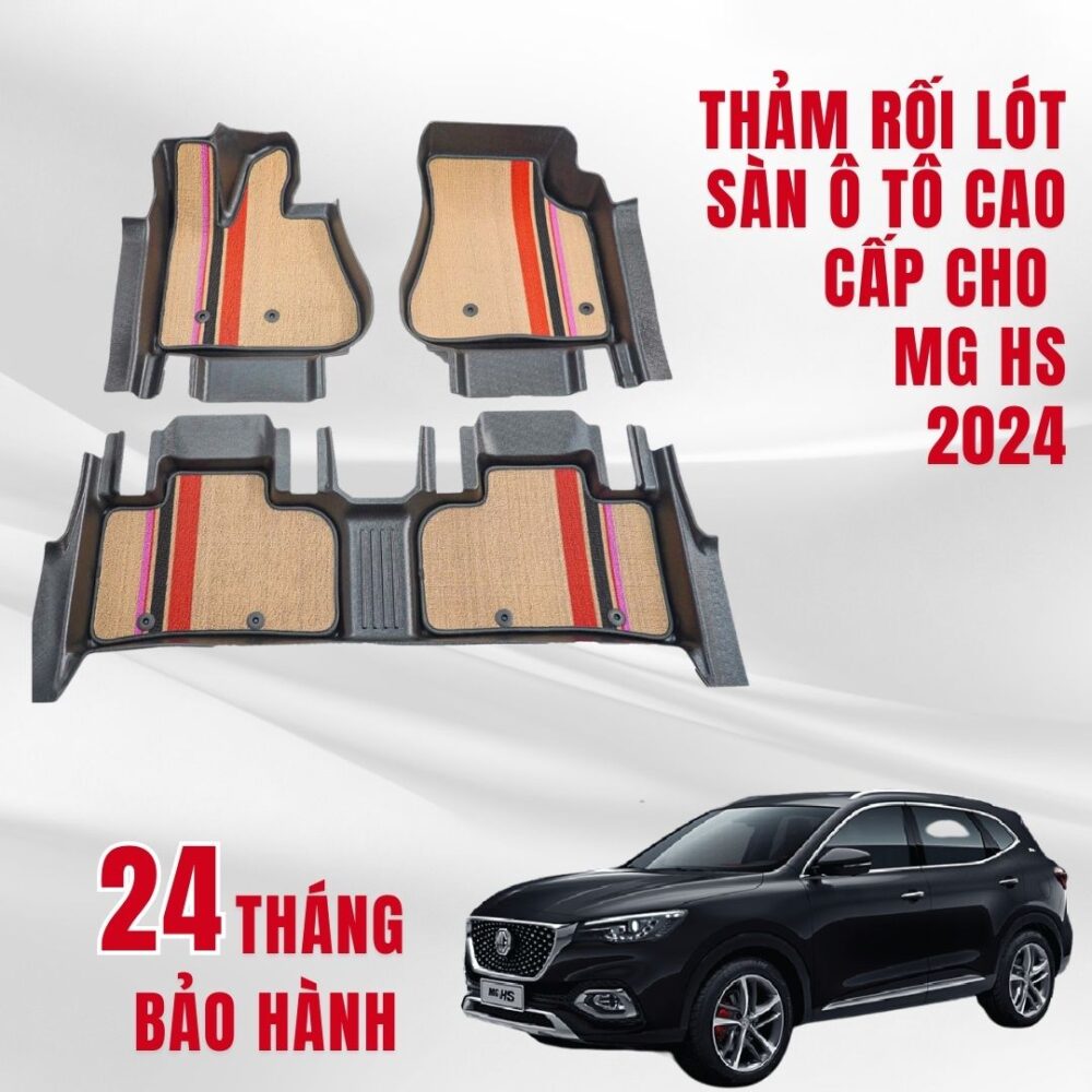 Thảm lót rối ô tô MG HS 2024 nhựa PVC cao cấp Huvi - Hình ảnh 5