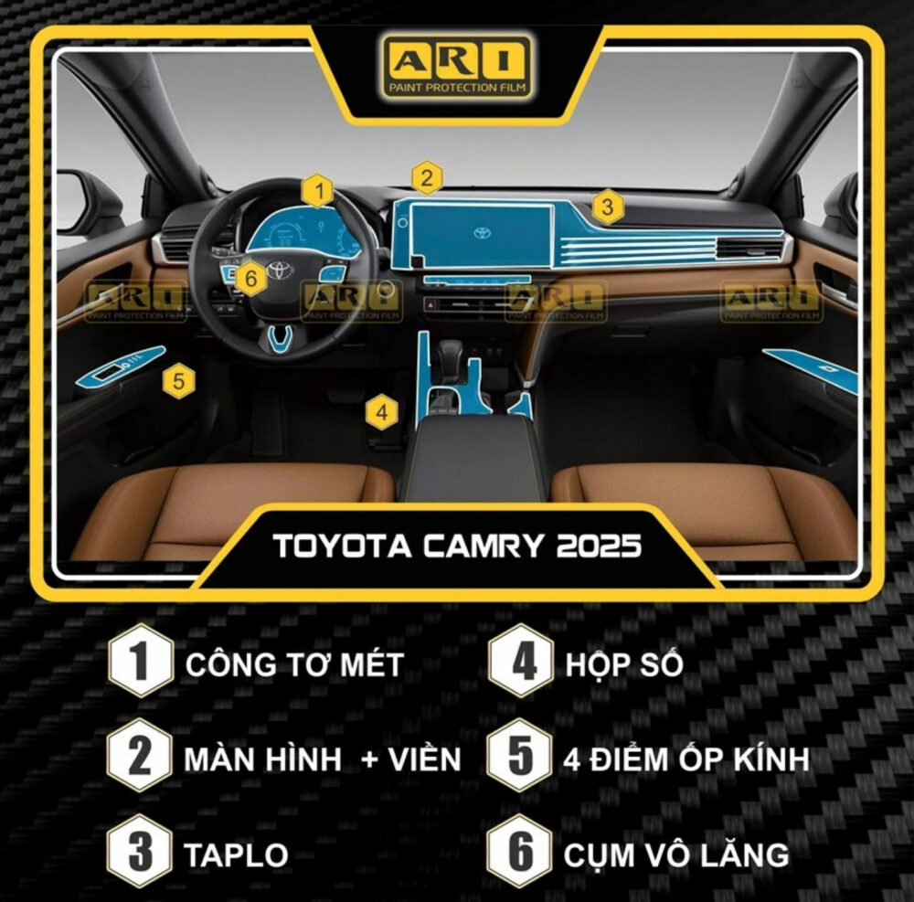 Dán PPF ARI xe Toyota Camry - Hình ảnh 9