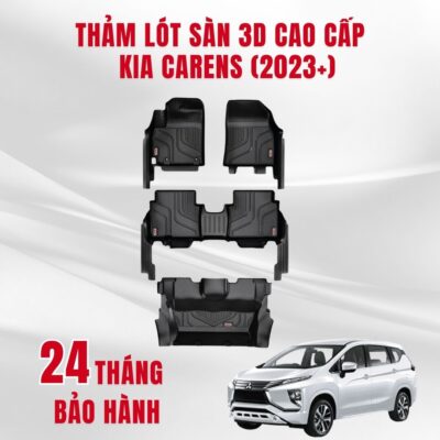 Thảm lót sàn ô tô HUVI cho xe Kia Carens 3D 2023+
